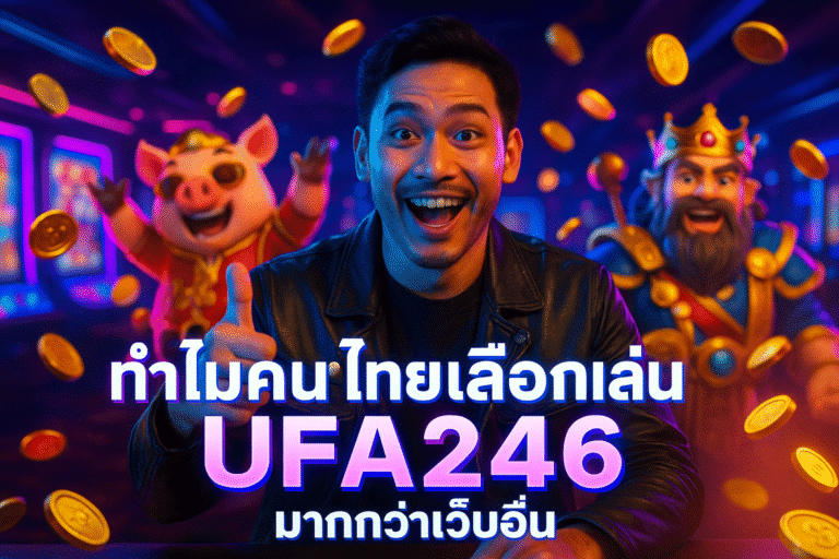 ทำไมคนไทยเลือกเล่น UFA246 มากกว่าเว็บอื่น
