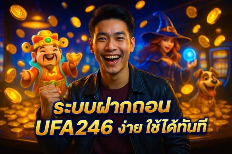 ระบบฝากถอน UFA246 ง่าย ใช้ได้ทันที